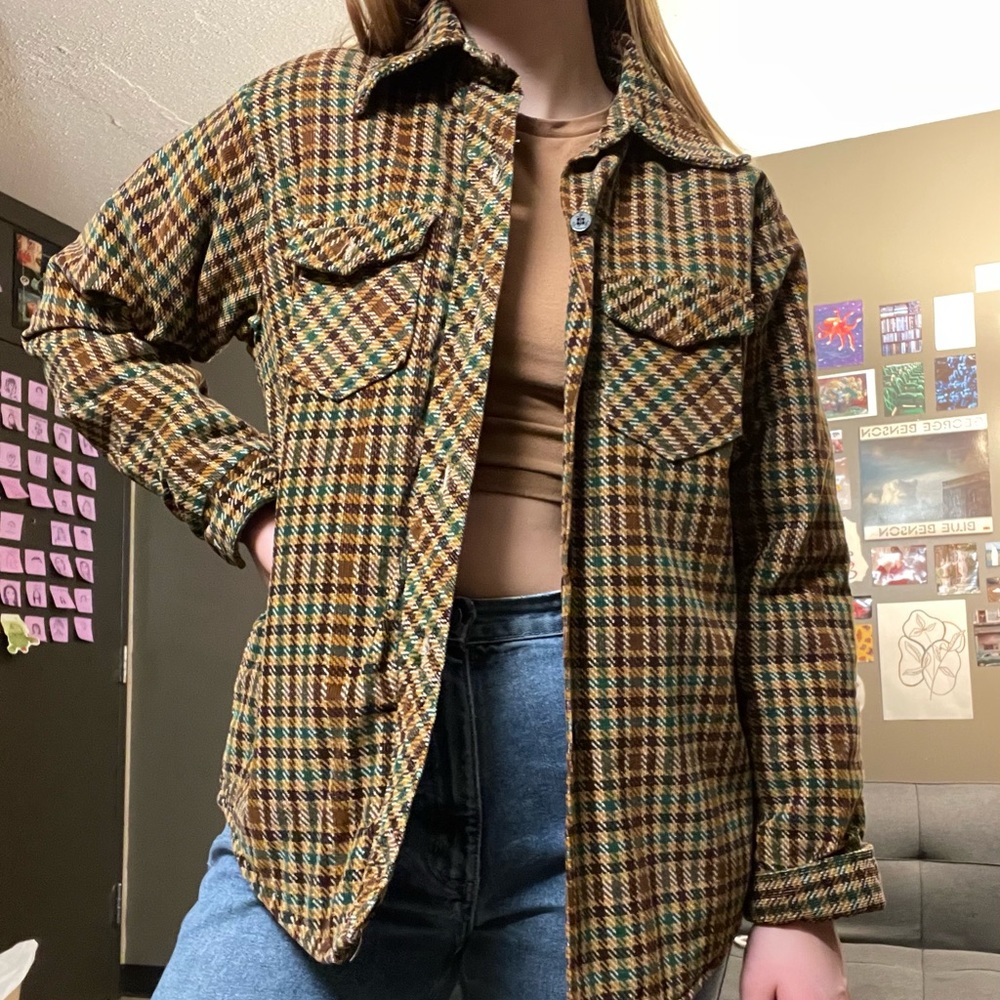 Vintage Plaid Corduroy Jacket from the 60’s/70’s